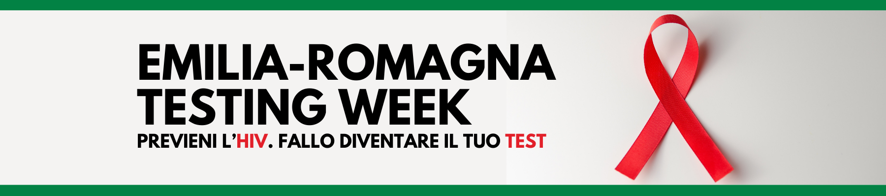 Emilia-Romagna Testing Week HIV - Maggio 2025