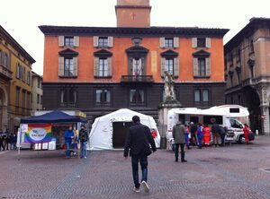 Test day a Piazza Prampolini (Reggio Emilia)